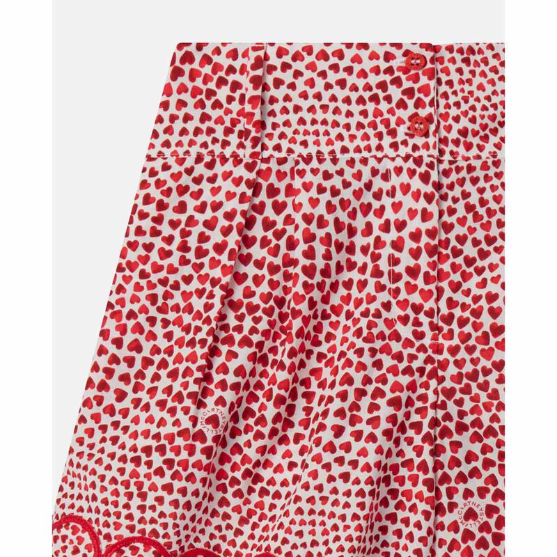 Stella McCartney High Summer Hearts Organic Cotton Shorts image number 2